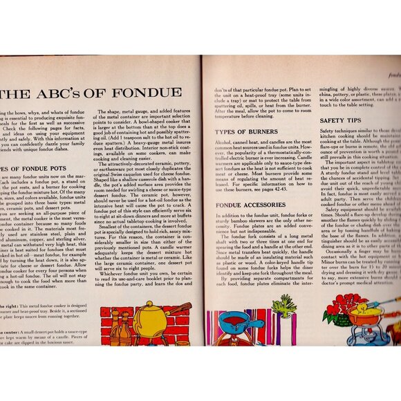 Better Homes & Gardens Fondue & Tabletop Cooking (1970 Hardcover) - Picture 4 of 8